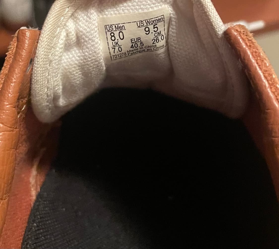 반스 올드스쿨 오렌지 브라운   상품이미지4