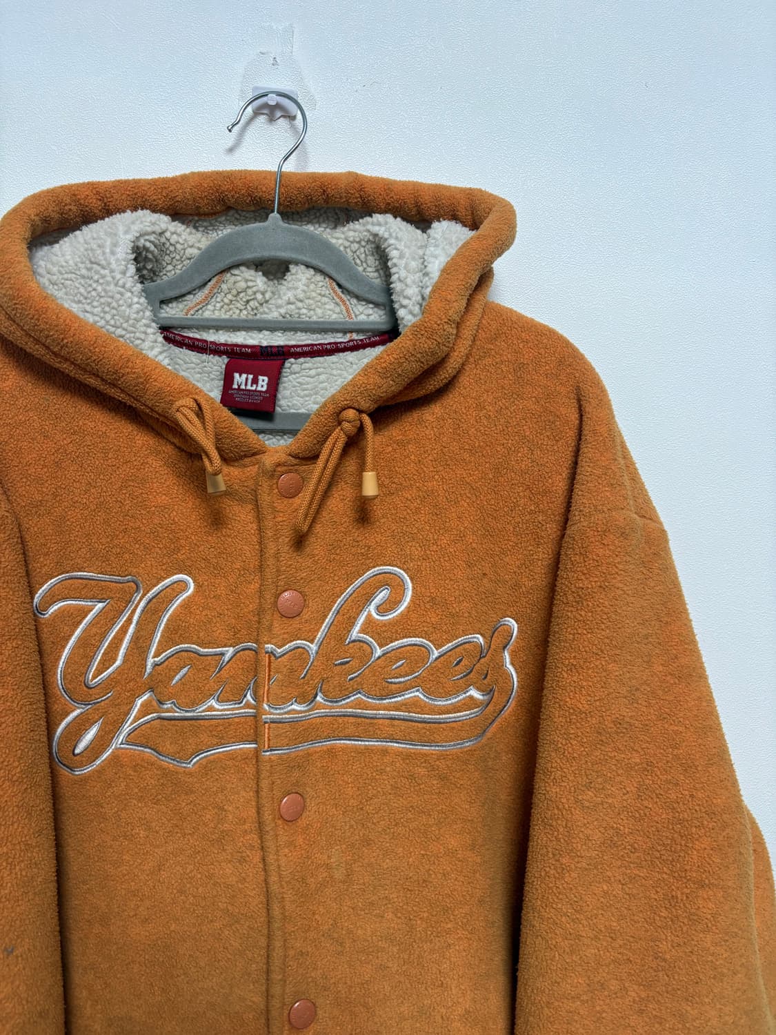 MLB 뉴욕양키스 쉐르파 후디 점퍼 상품이미지3