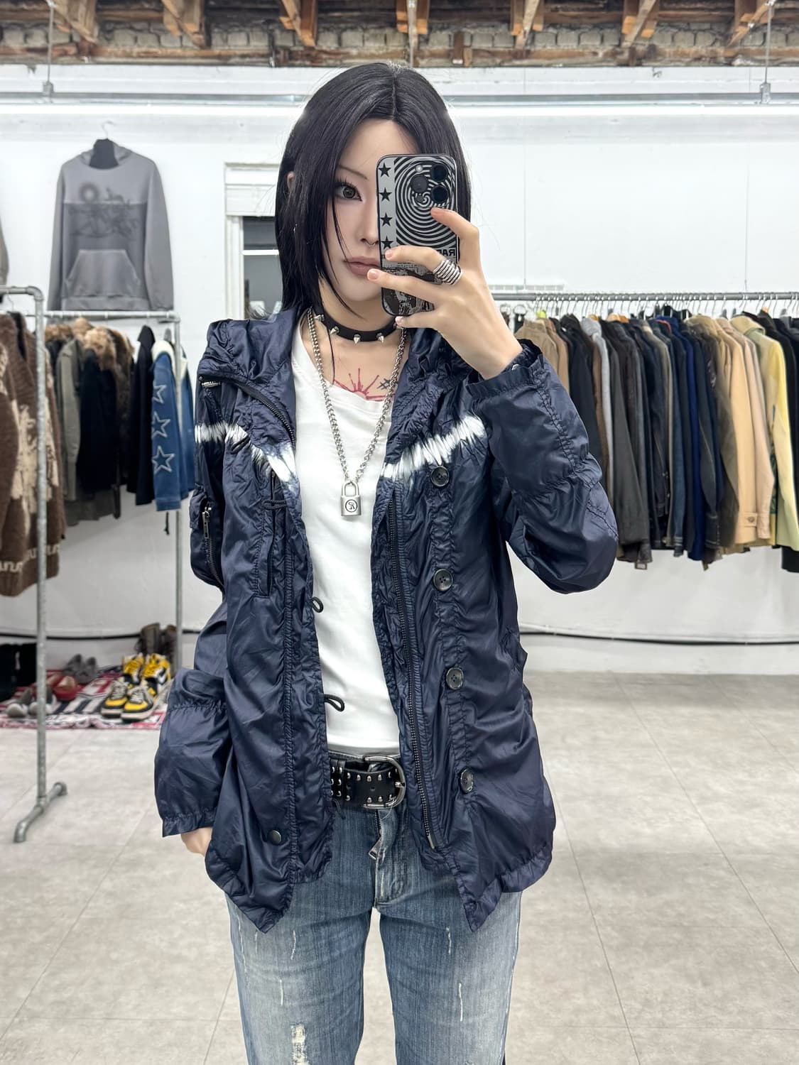 저널 스탠다드 투웨이 후드 바람막이 상품이미지1