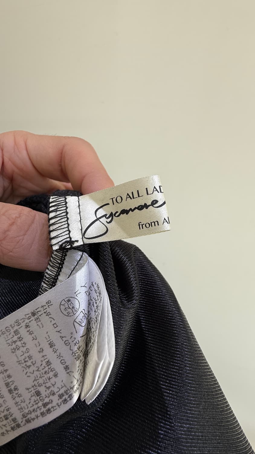 JAPANESE BRAND (Made in Japan) 펀칭 시스루스커트 상품이미지5