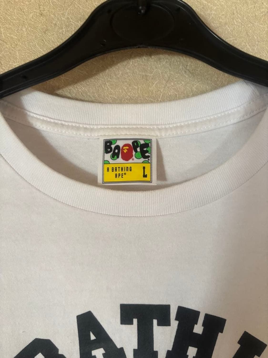 베이프 컬리지 롱슬리브 티셔츠 상품이미지3