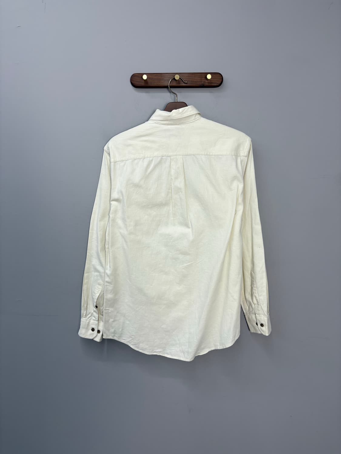 폴로랄프로렌 포니로고 클래식핏 코튼 화이트 셔츠 A2781 상품이미지4