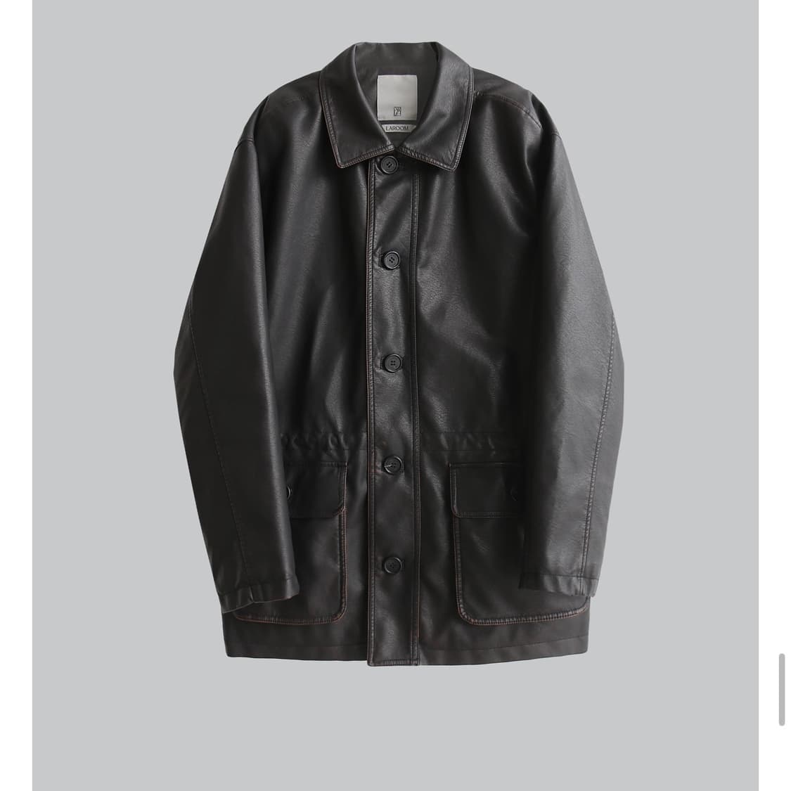 새상품 라룸 다크레더야상 누빔 상품이미지3