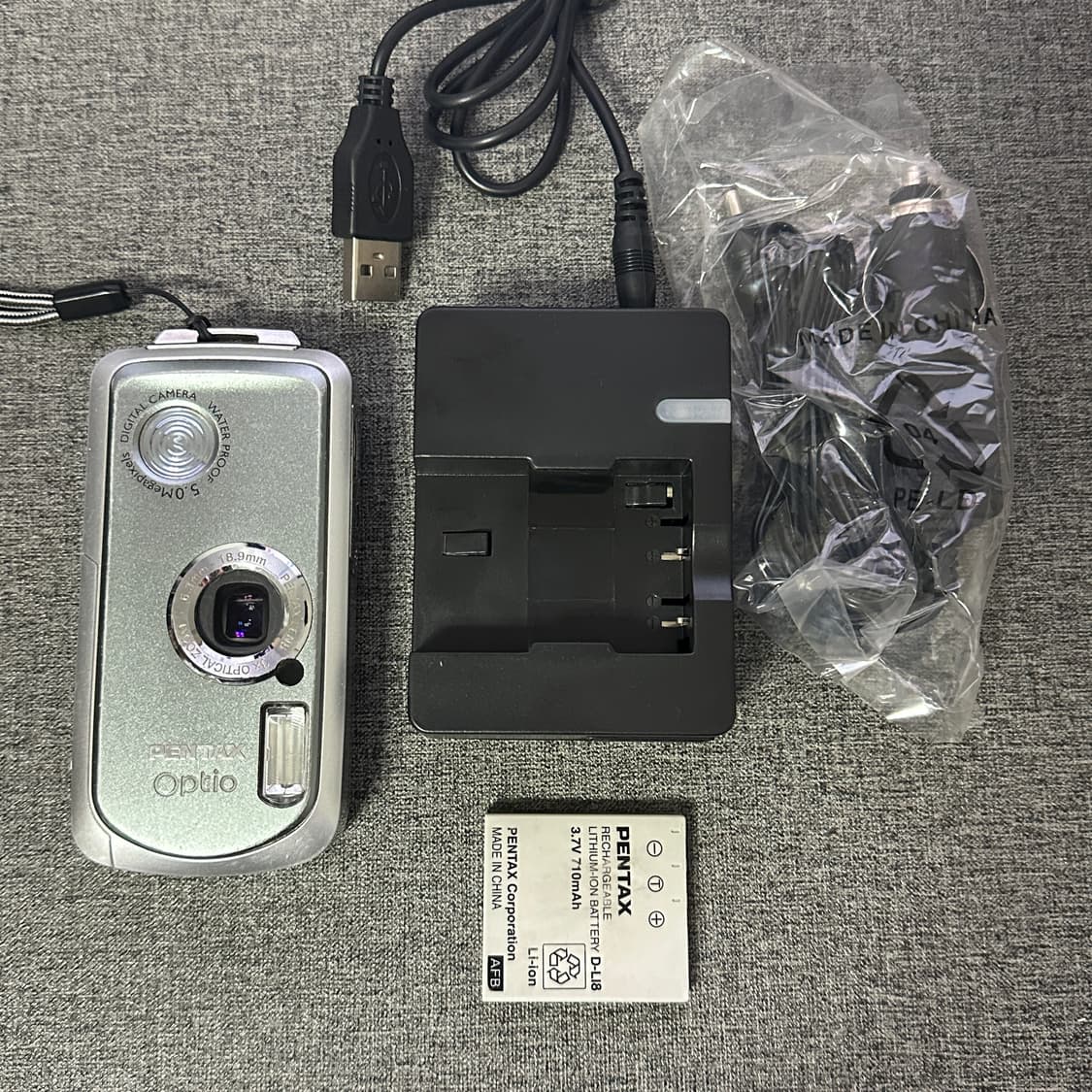 슬기 빈티지디카 🤳 펜탁스 옵티오 wp (소프트 포커스) 충전기+배터리 상품이미지10