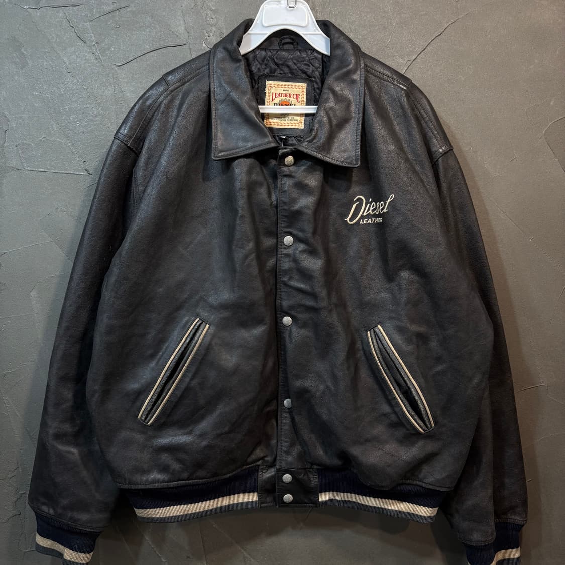 [M] DIESEL 디젤 가죽 블루종  상품이미지1