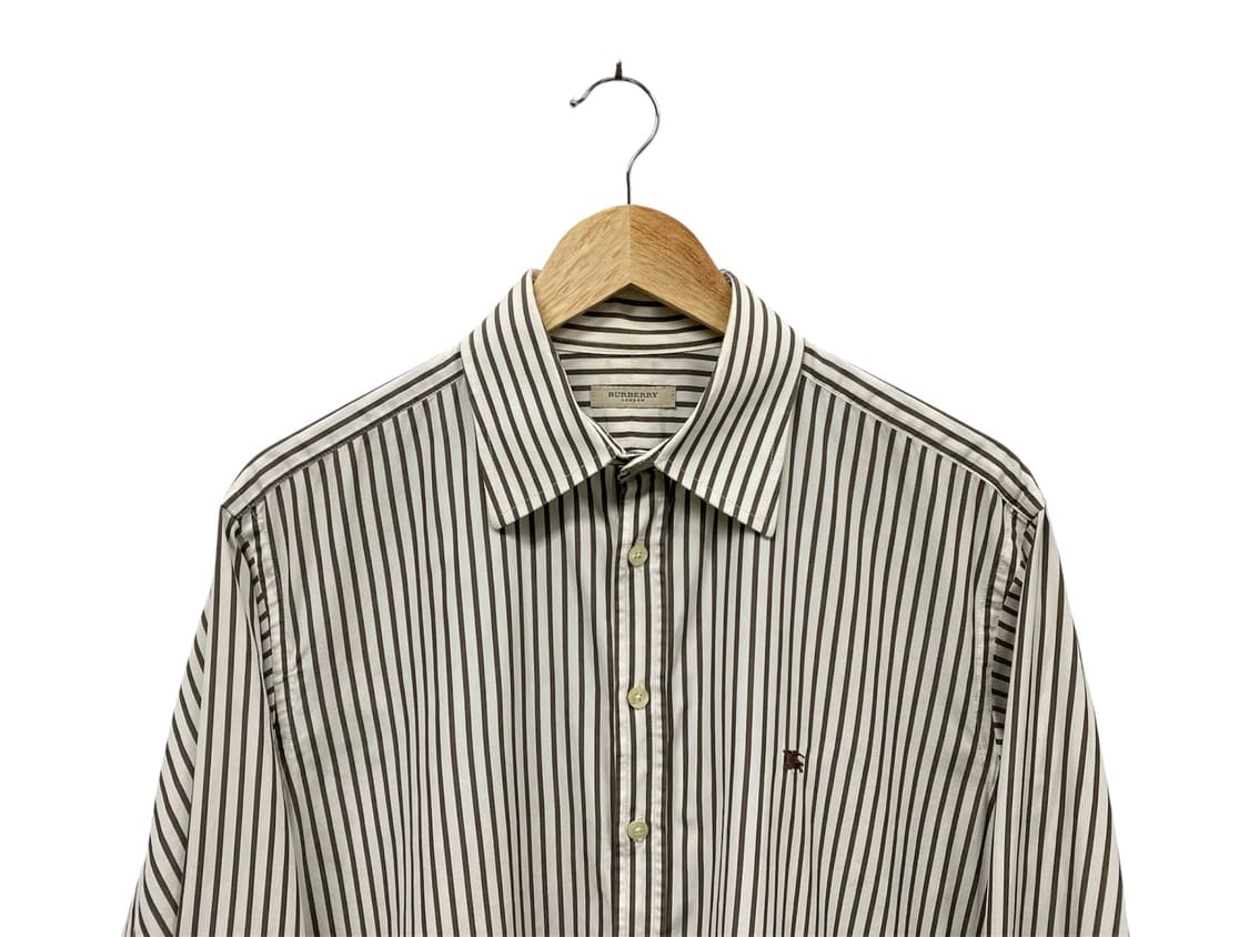 버버리 스트라이프 셔츠 L 상품이미지3