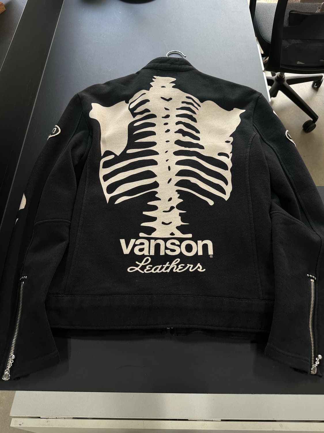 벤슨 본 스켈레톤 투웨이 넥버클 코튼자켓 상품이미지6