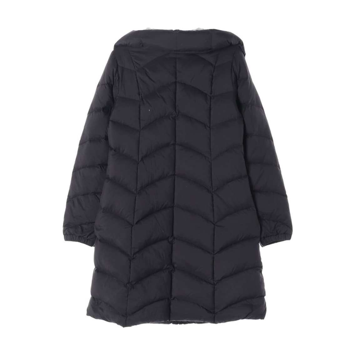 듀엘 배색 하이넥 구스다운 롱패딩 55 상품이미지3