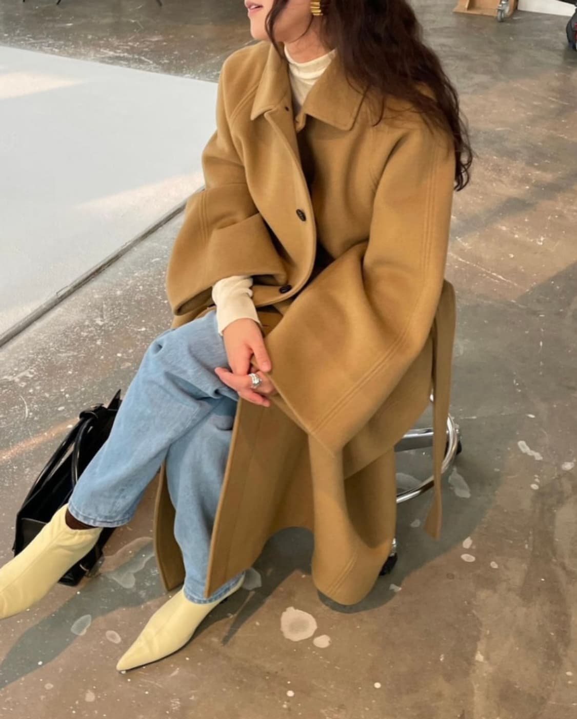 에토스 래글런코트 카멜 상품이미지3