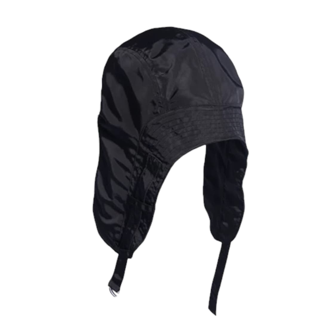 나일론 올블랙 트래퍼 테크 이어플랩 캡 모자  상품이미지4