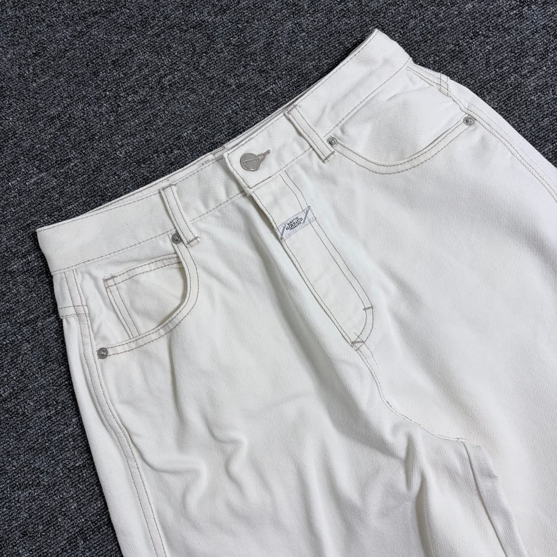 마리떼 프랑소와 저버 W 패치 워크 와이드 데님 팬츠 상품이미지2