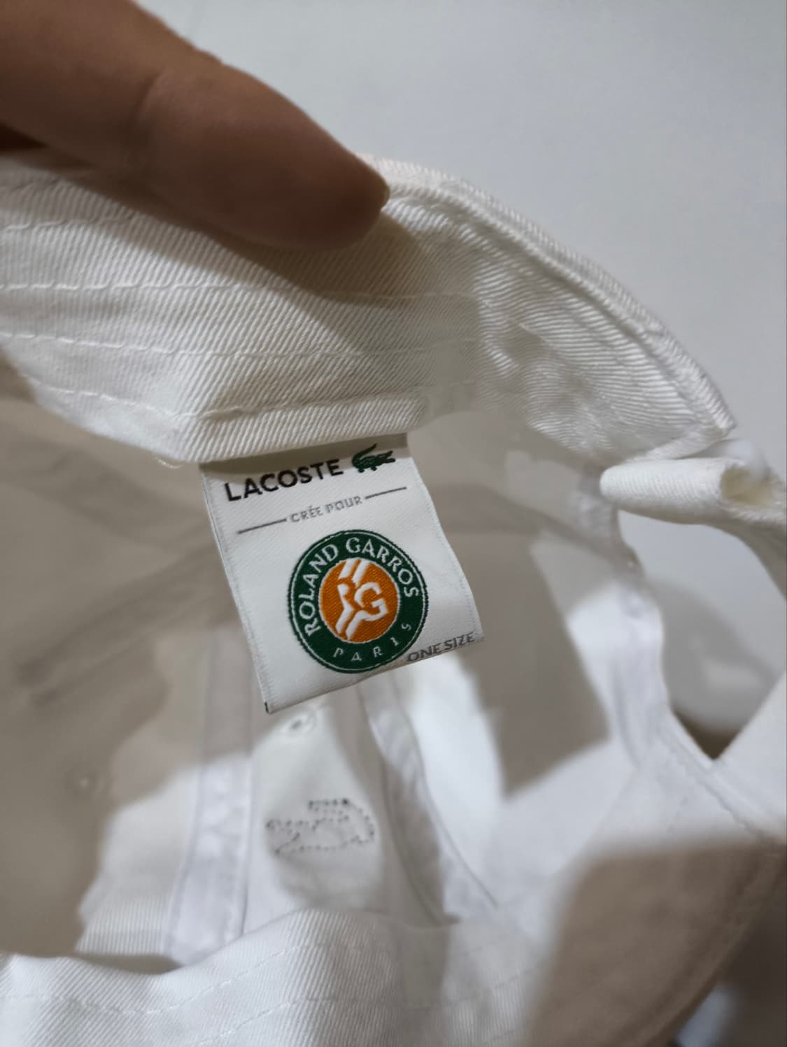 58 라코스테 x 롤랜드 가로스 테니스 볼캡 상품이미지6