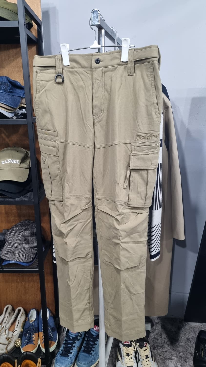 코오롱) 볼디스트 p3 기모 겨울카고바지 33~34 상태최상급 상품이미지1