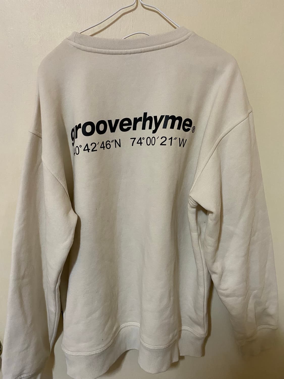 grooverhyme® 맨투맨(기모) 상품이미지4