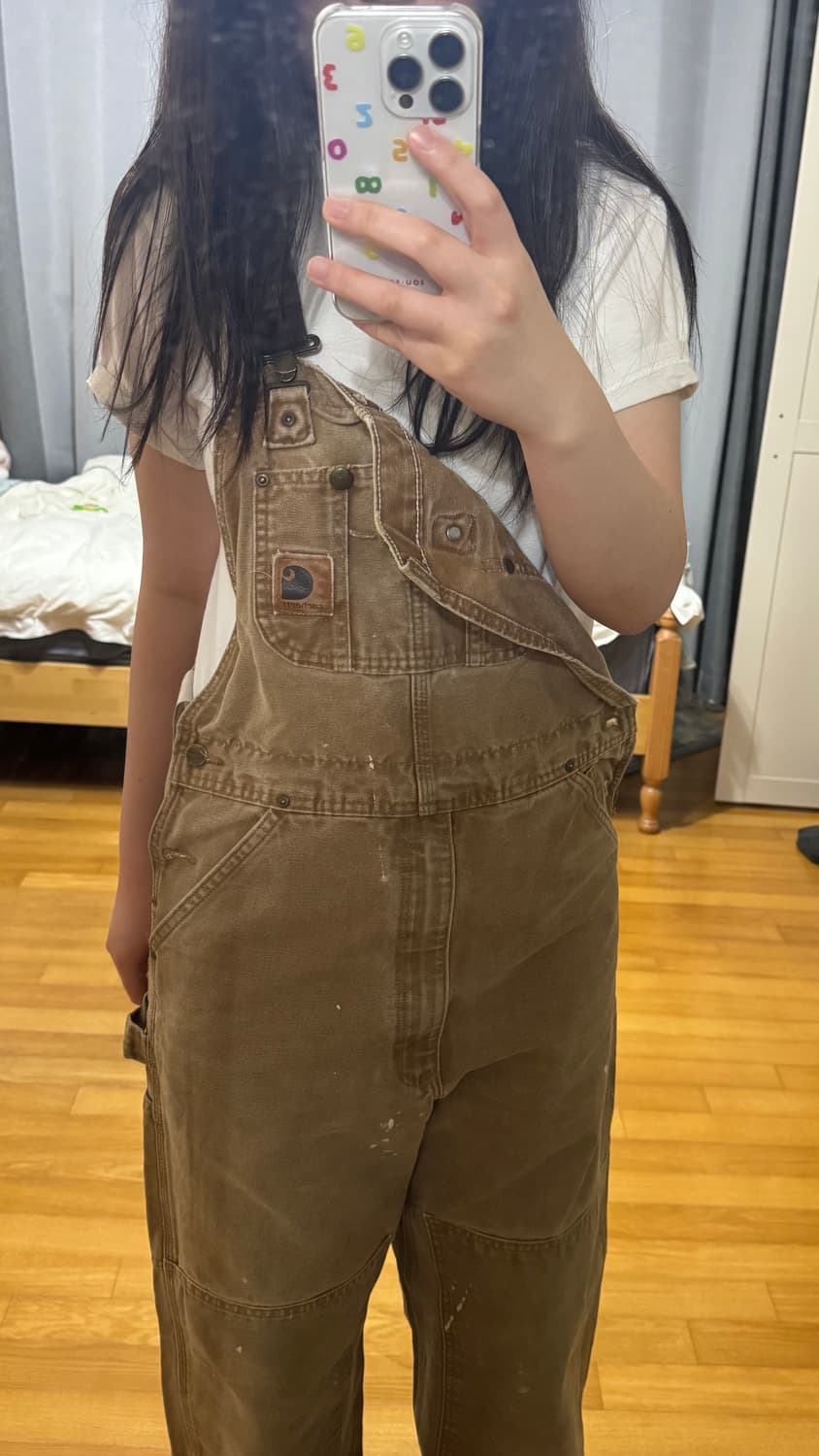 칼하트 카펜터 멜빵 바지 상품이미지2