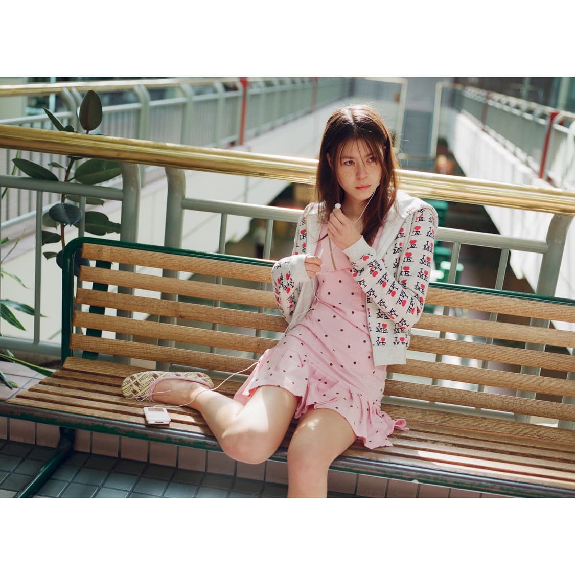 애슐리윌리엄즈 I❤️ME 슬림 후드집업 상품이미지2