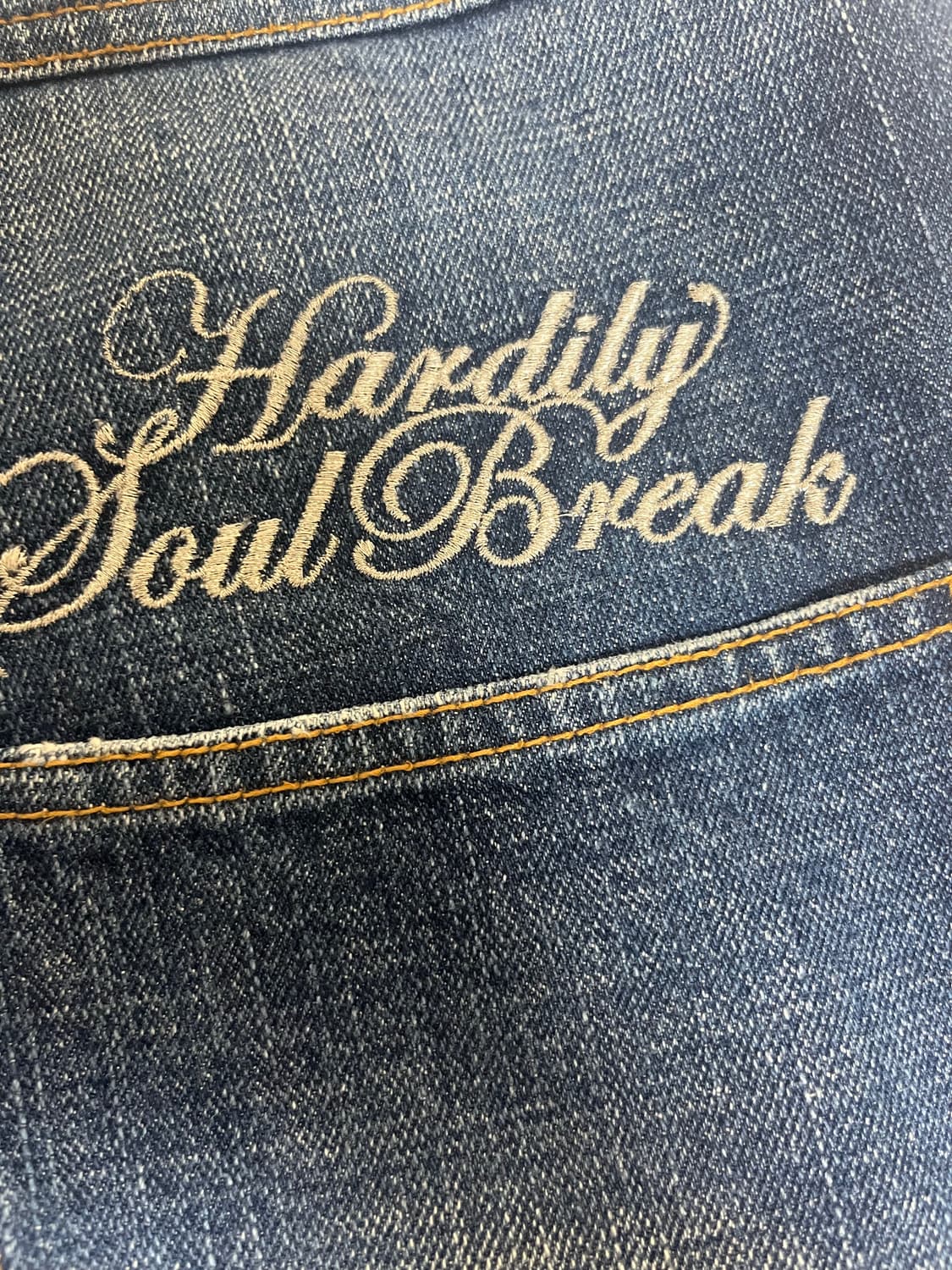 Y2K 빈티지 워싱 데님팬츠 상품이미지5