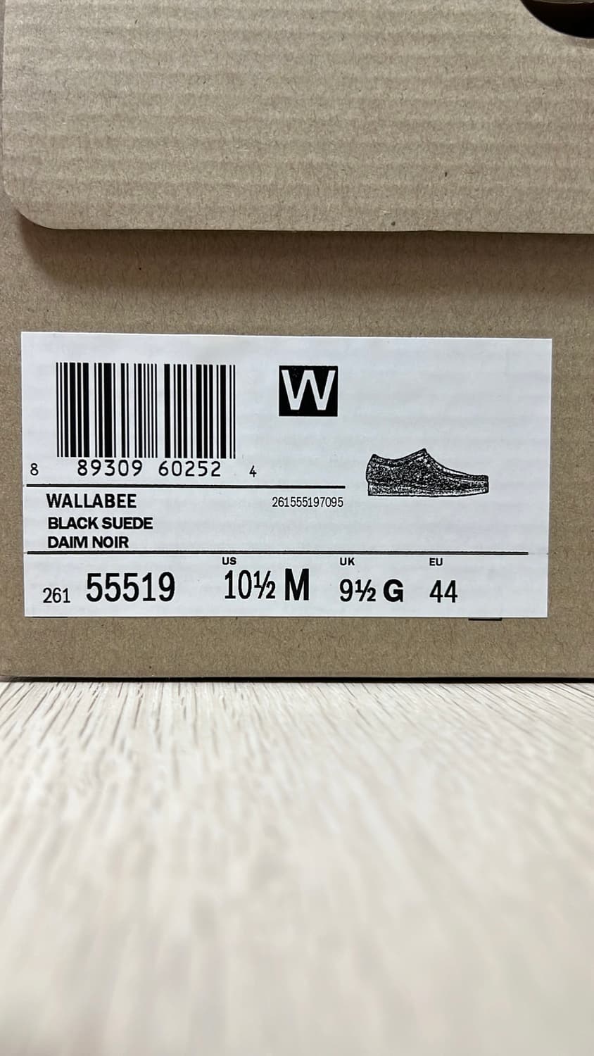 클락스 왈라비 블랙 스웨이드 280 판매합니다! 상품이미지2