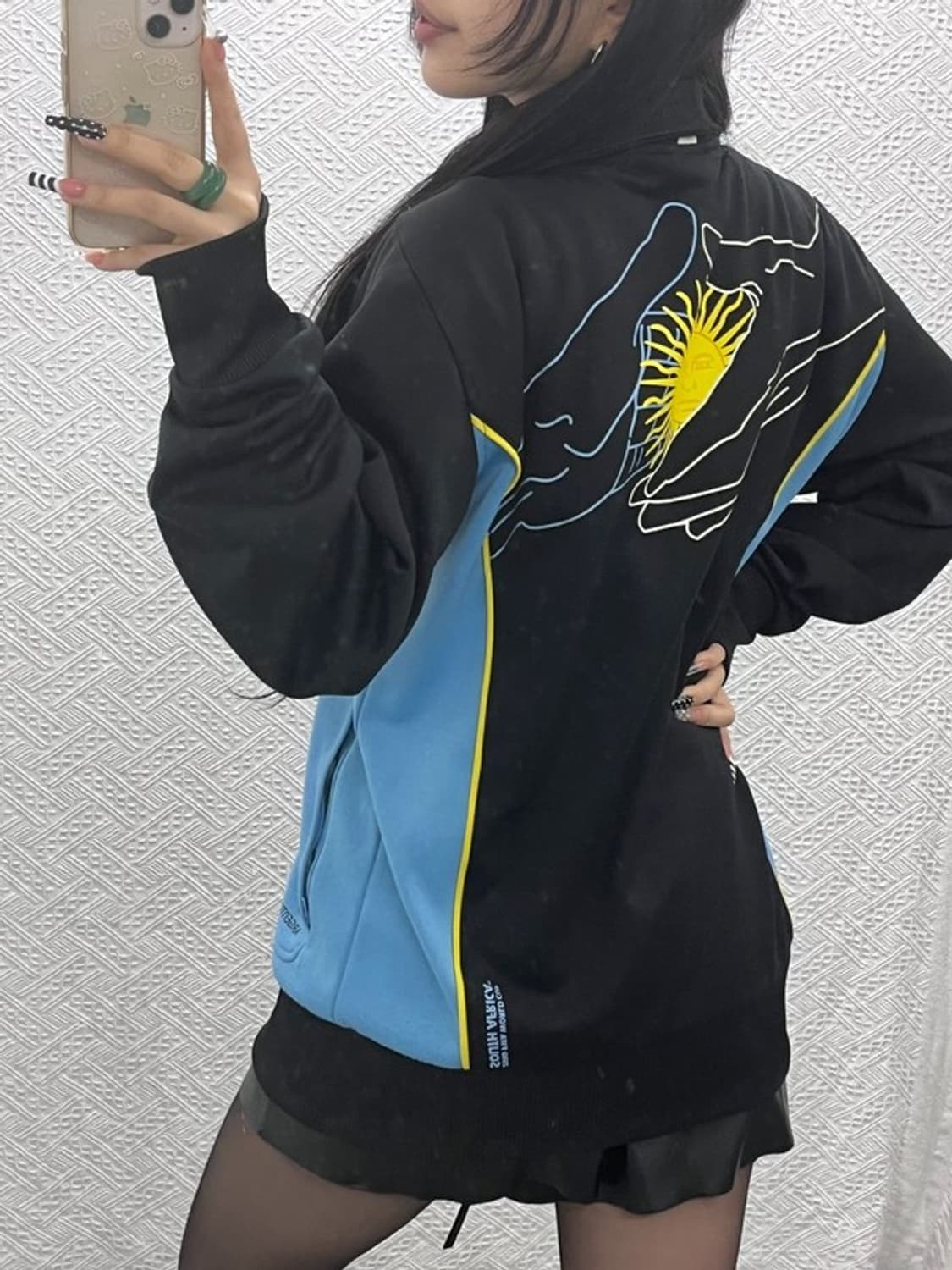 아디다스 2010 남아공 아르헨티나 유니폼 져지 집업 110 C10492 상품이미지1