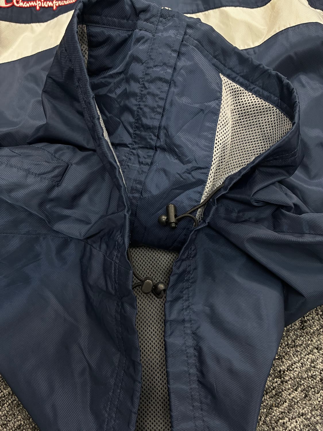 챔피온 네이비 올드스쿨 바람막이 M 상품이미지7
