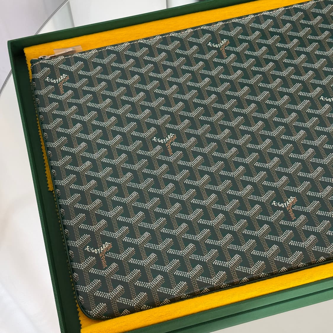 [정품] 고야드 세나 클러치 GM 그린 스페셜 컬러  상품이미지3