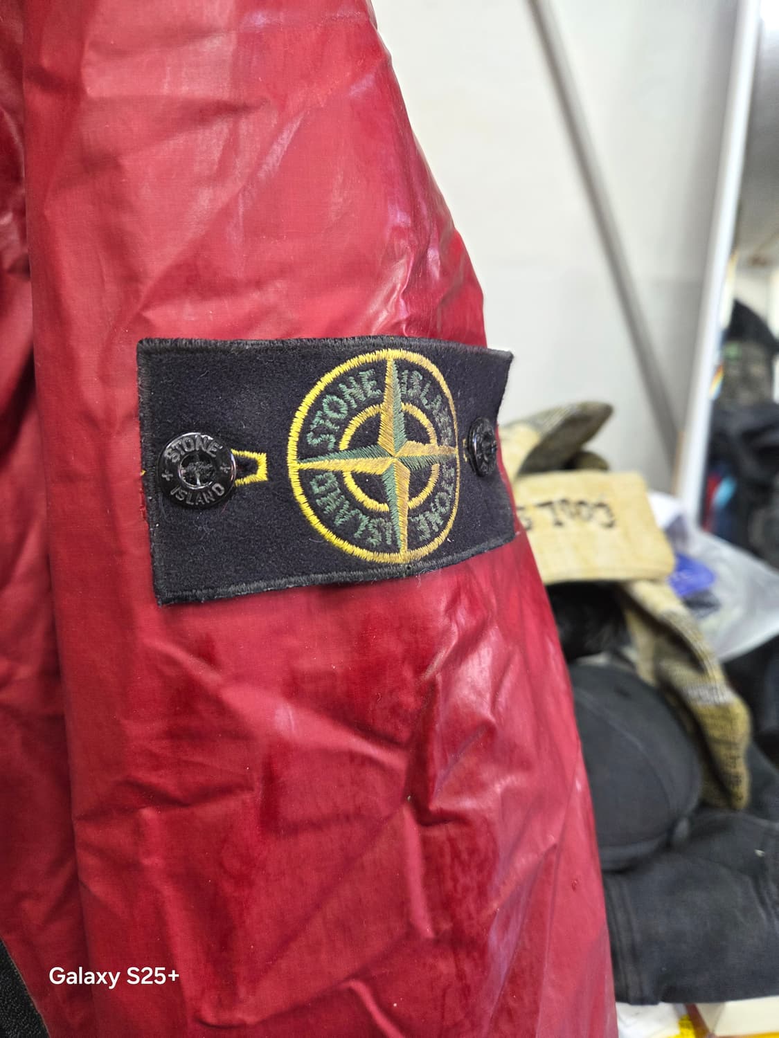 스톤   아일랜드   레드   패딩 상품이미지5