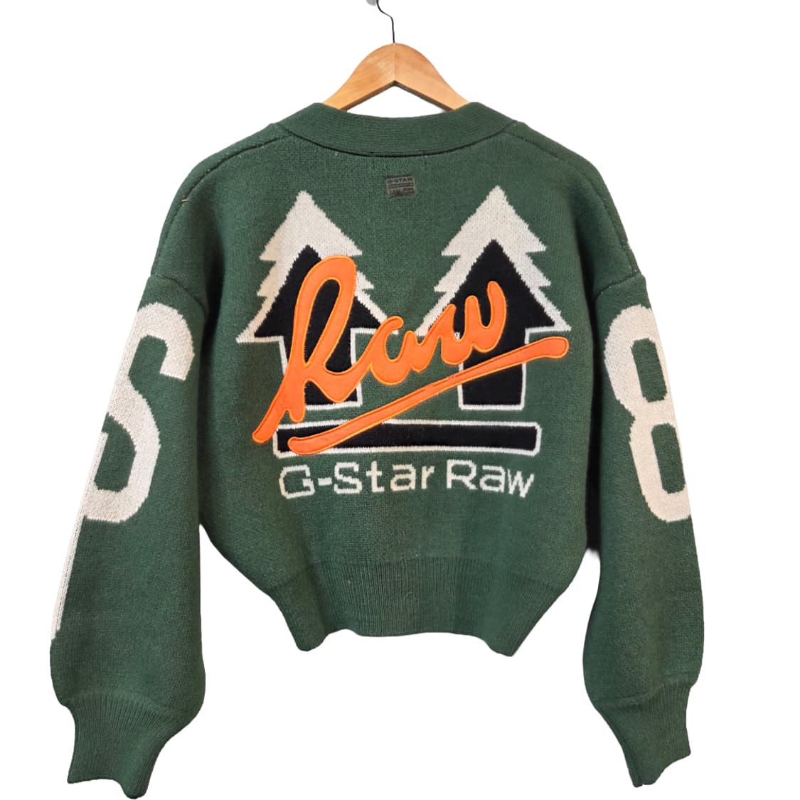 (하자특별할인)G-Star RAW 그린 패턴 가디건(S) 상품이미지2