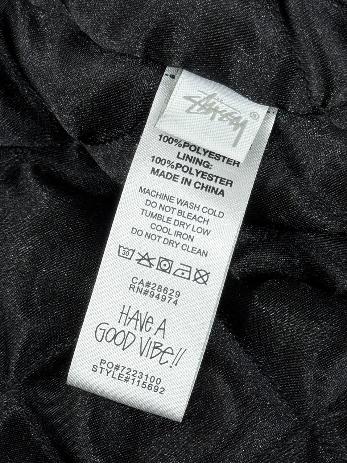 스투시 NY 챕터 사틴 바시티 자켓 네이비 상품이미지6