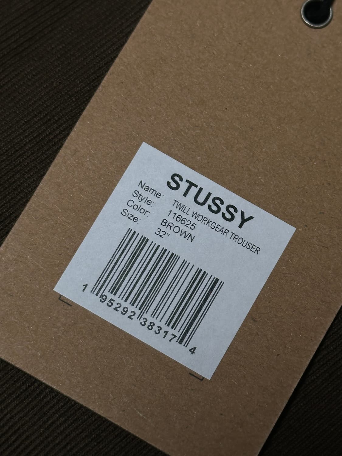 (새상품)스투시 워크기어 트라우저 팬츠 32 상품이미지3