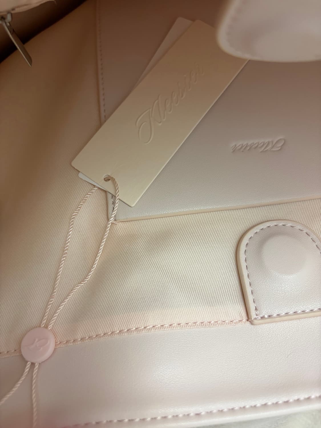 클리시어 09 Numbering Leather Bag, Baby Pink 상품이미지3