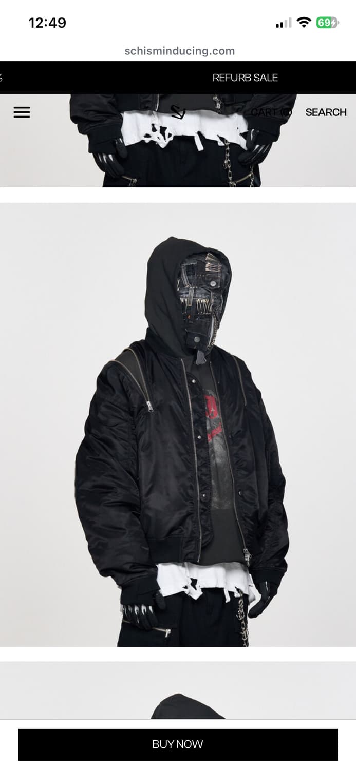 스키즘 인듀싱 봄버 자켓 L 상품이미지3