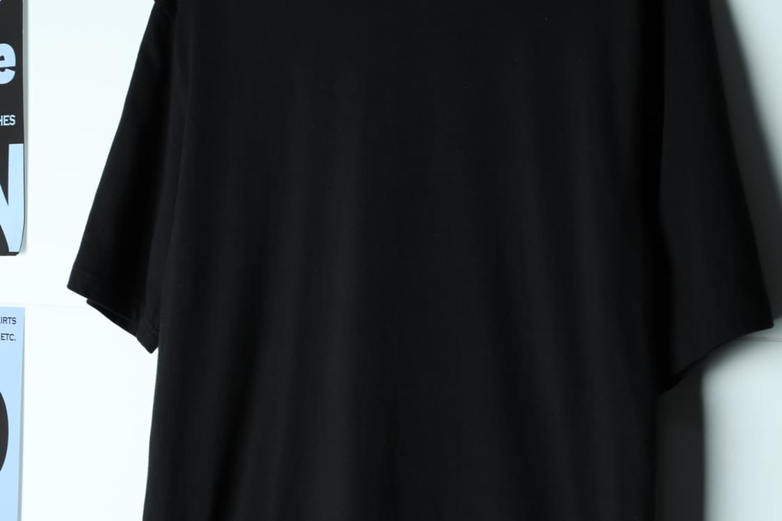 (L-XL) 무신사 스탠다드 반팔 티셔츠 블랙 무지 박시-H33332 상품이미지5