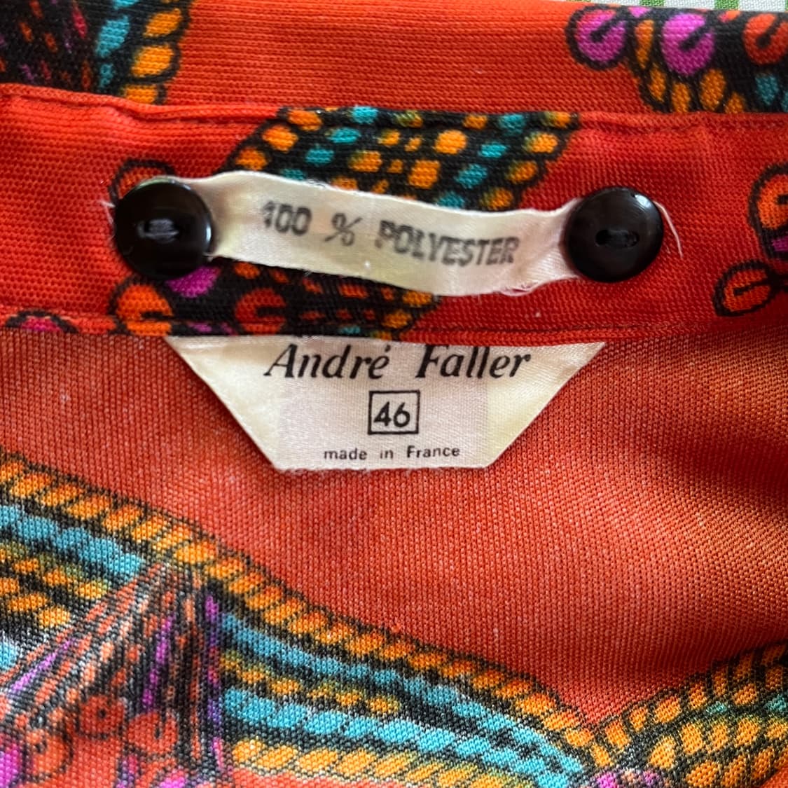 L) 70s André Faller Made in France 사이키델릭 상품이미지8
