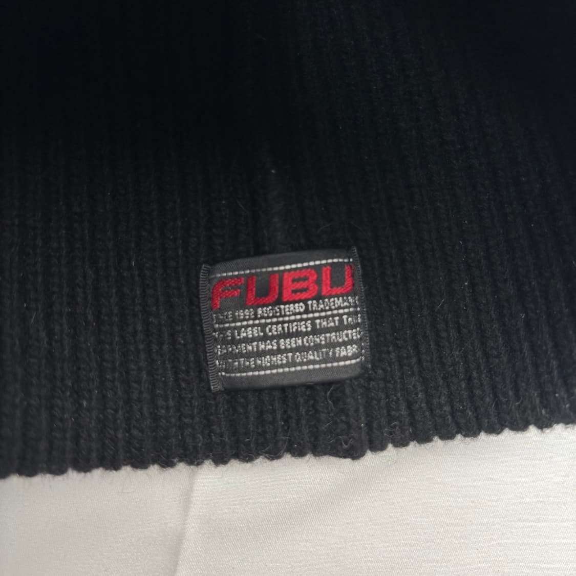 FUBU 푸부 빈티지 블랙 비니 OS 상품이미지3