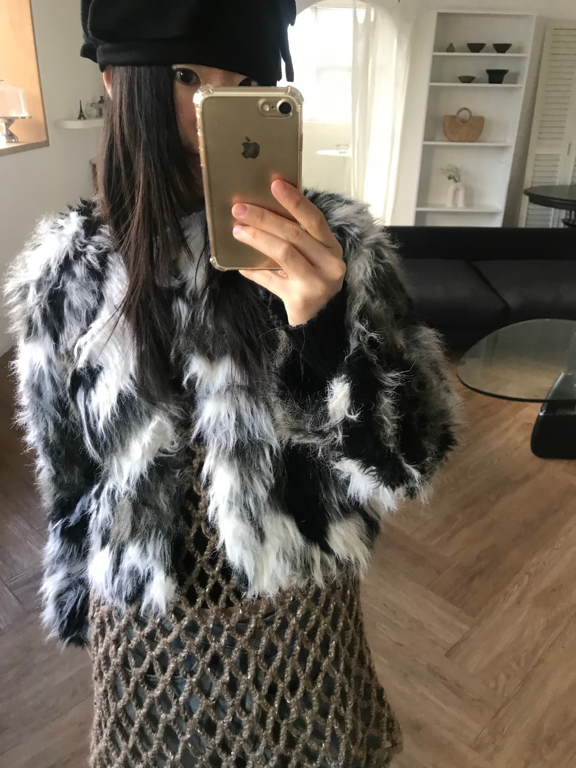 vintage fur jacket 상품이미지1