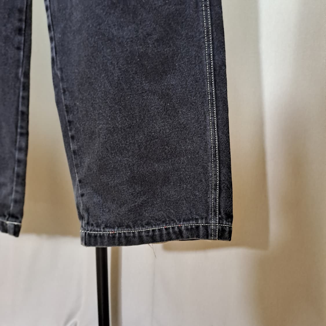 (택포) 칼카니 워시드 그레이 레드 카펜터 데님팬츠 34 B618 상품이미지3