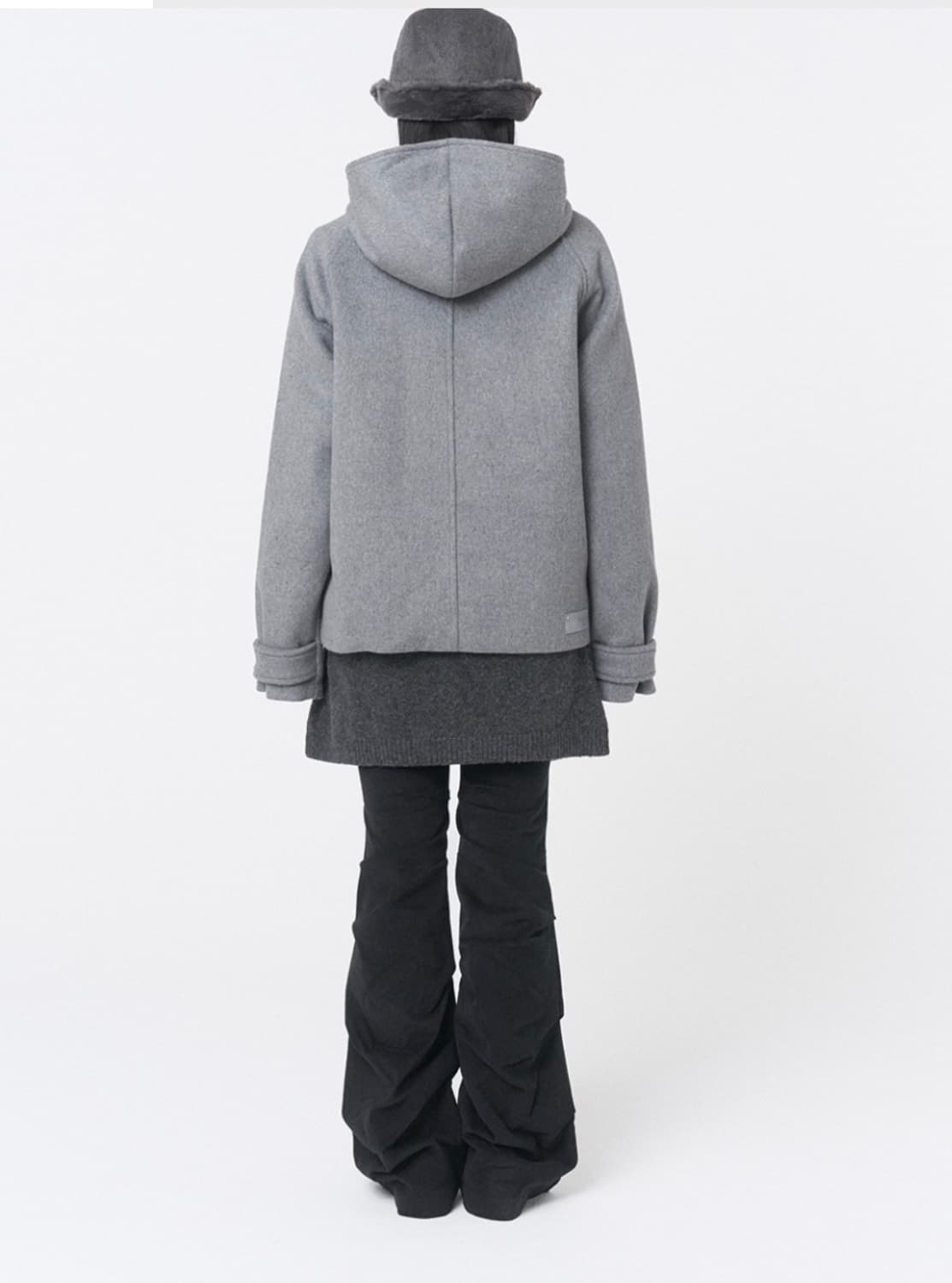 미세키서울, Shirring bootscut pants BLACK 상품이미지2