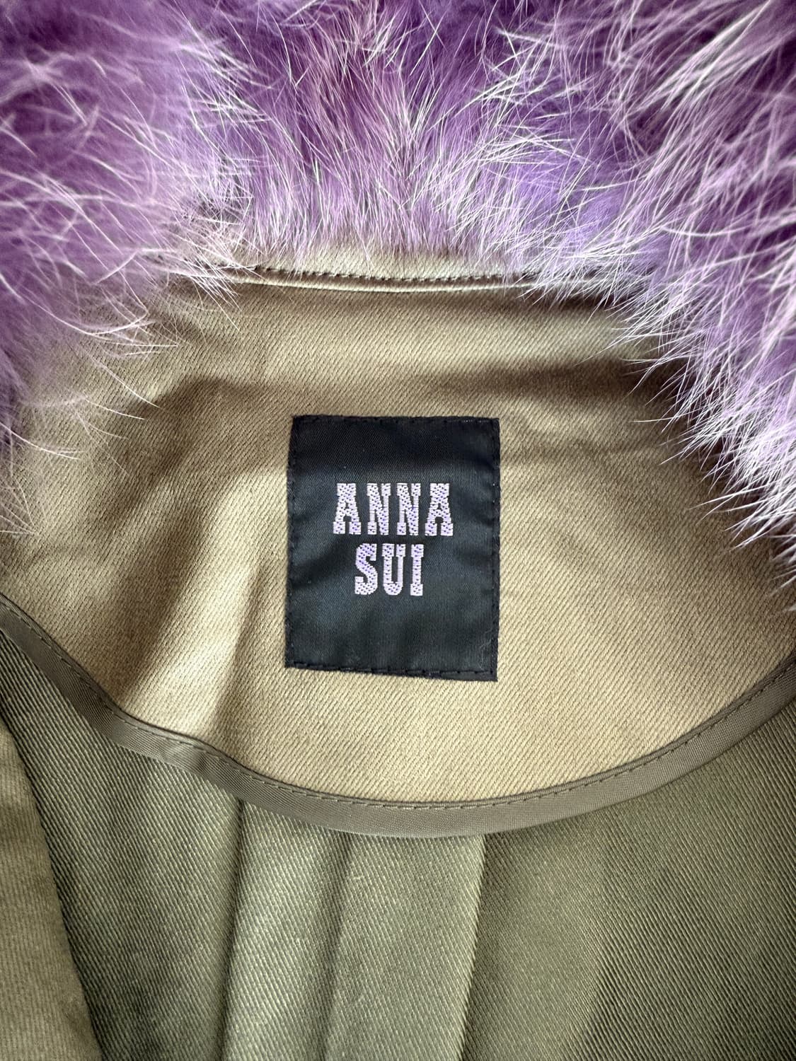 안나수이(ANNA SUI) 코팅코튼 야상(퍼 탈부착 가능) 상품이미지8