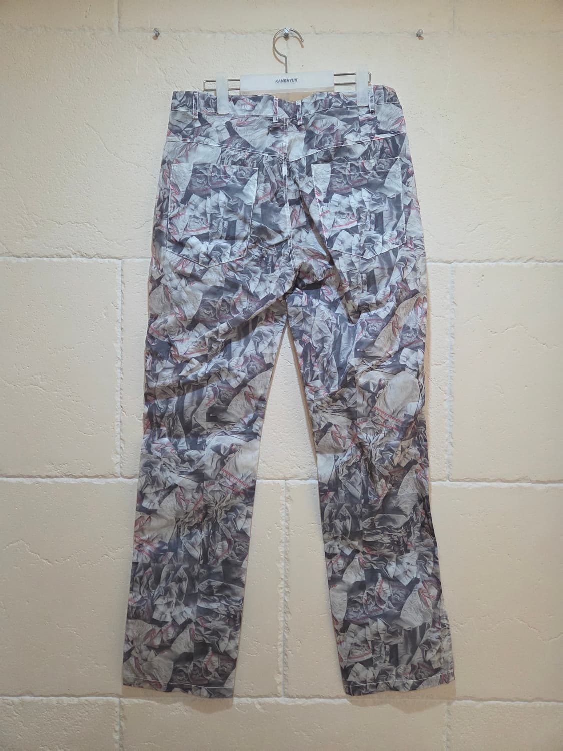 강혁 레디메이드 에어백 프린트 트라우저 M사이즈 상품이미지2