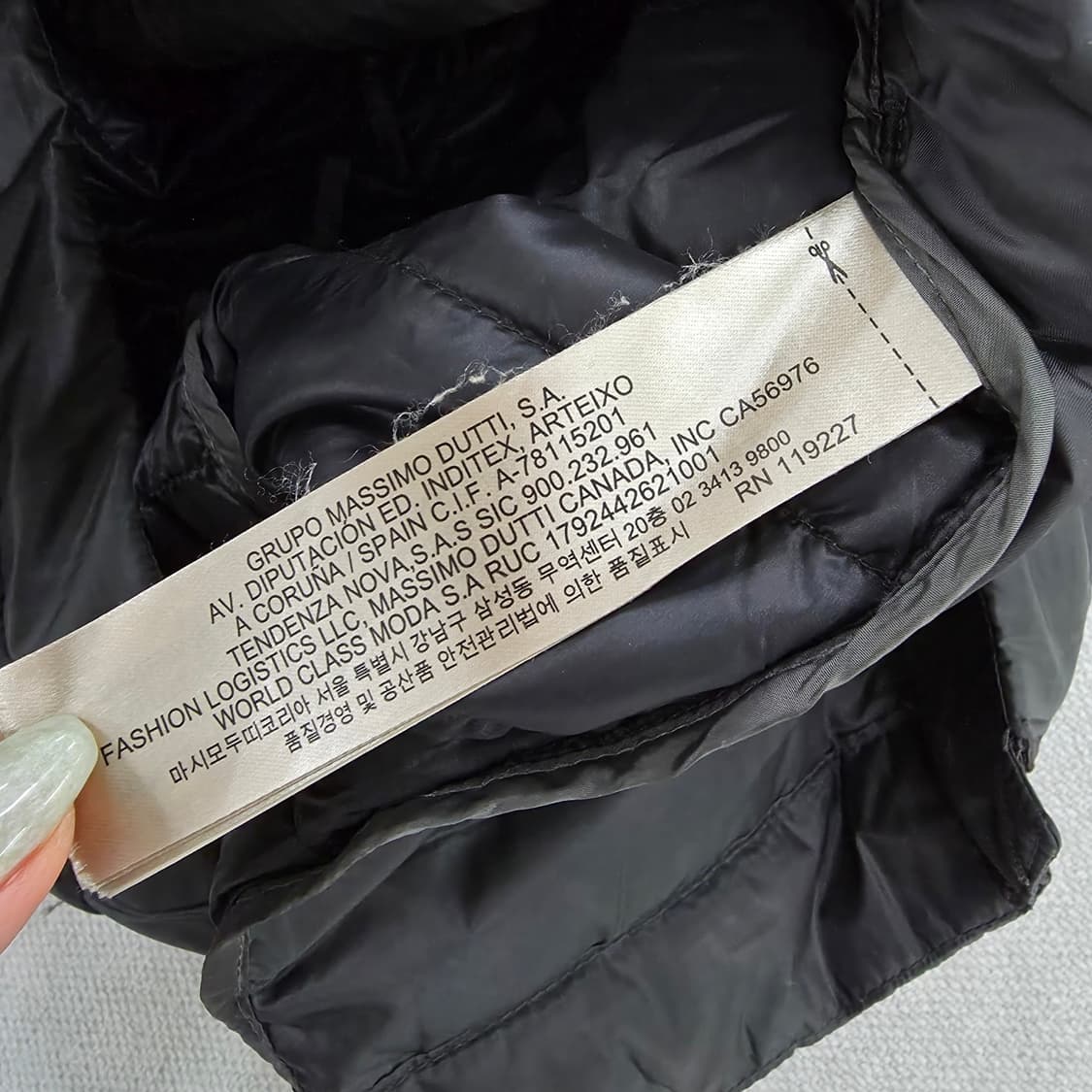 [S] 마시모두띠 후드 롱패딩 점퍼 0126J1 상품이미지7