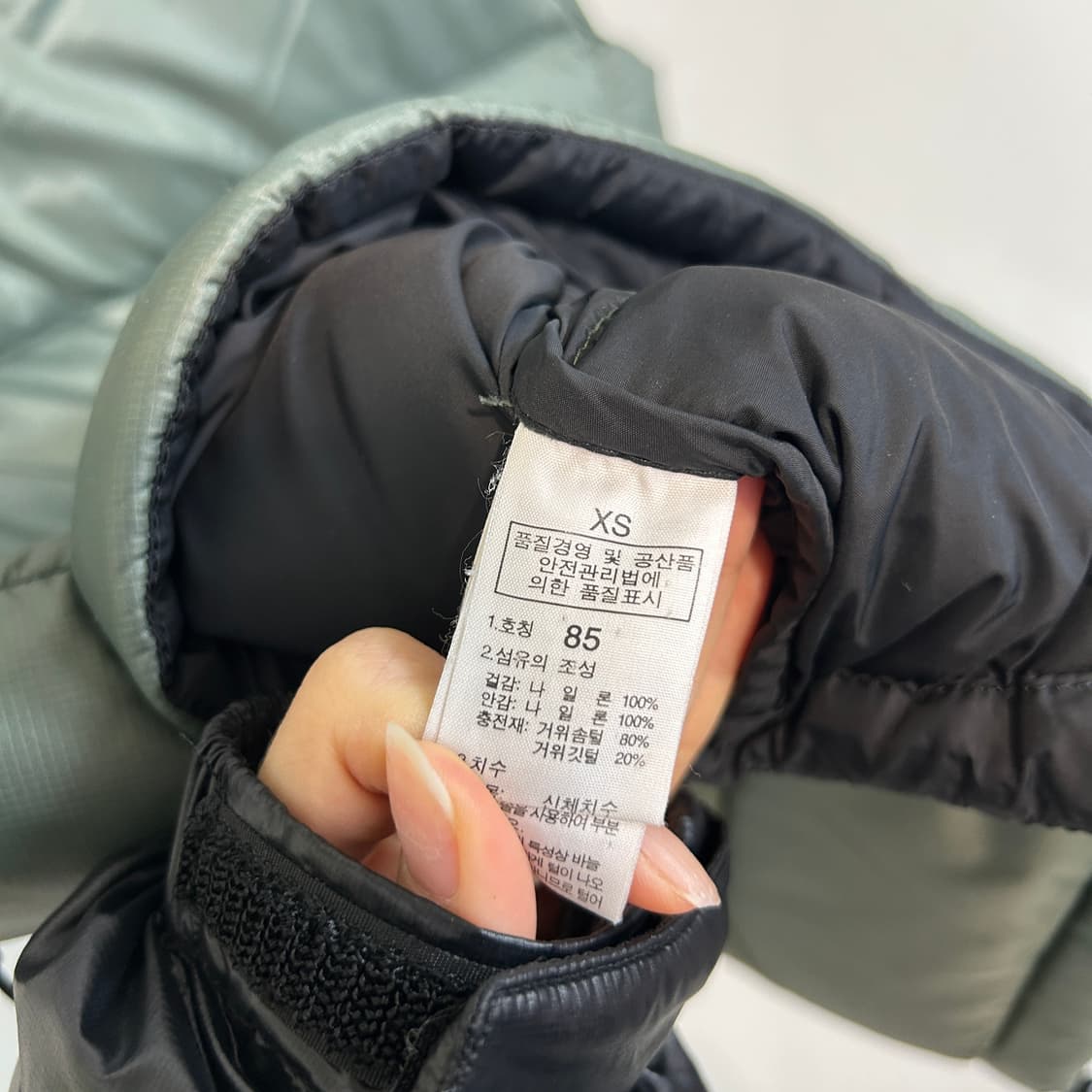 노스페이스 700 패딩조끼 85 남녀공용 상품이미지4