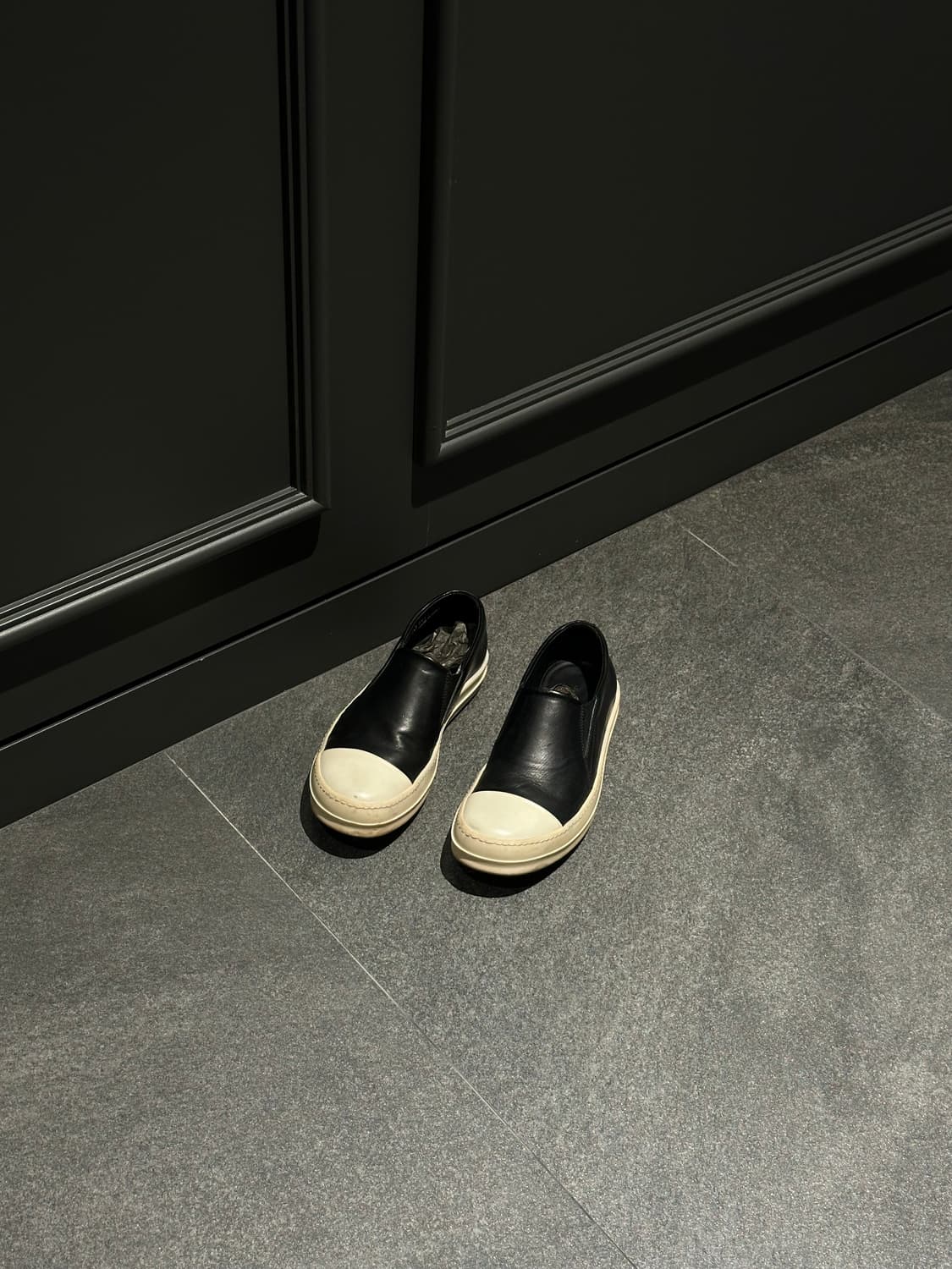 릭오웬스 레더 슬립온 상품이미지8