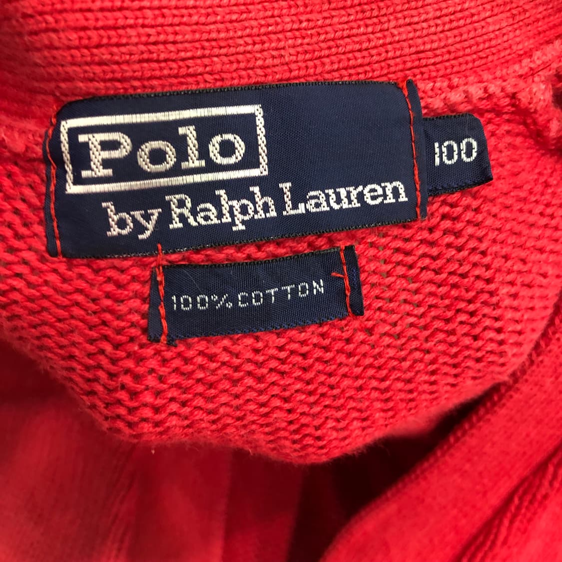 폴로 랄프로렌 90s 코튼 가디건 상품이미지4