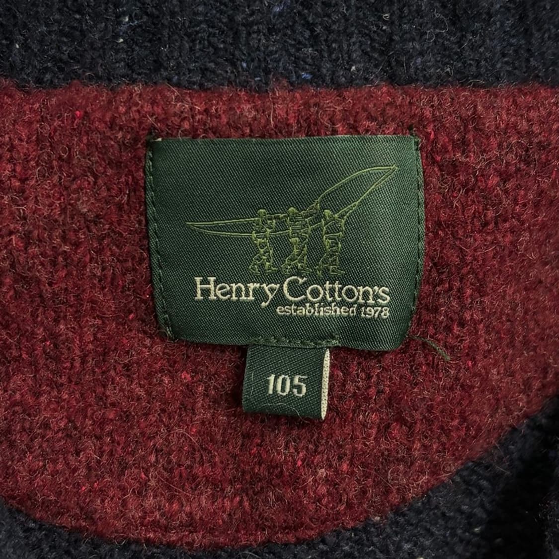 헨리코튼 울블렌드 니트집업 v1703 상품이미지6