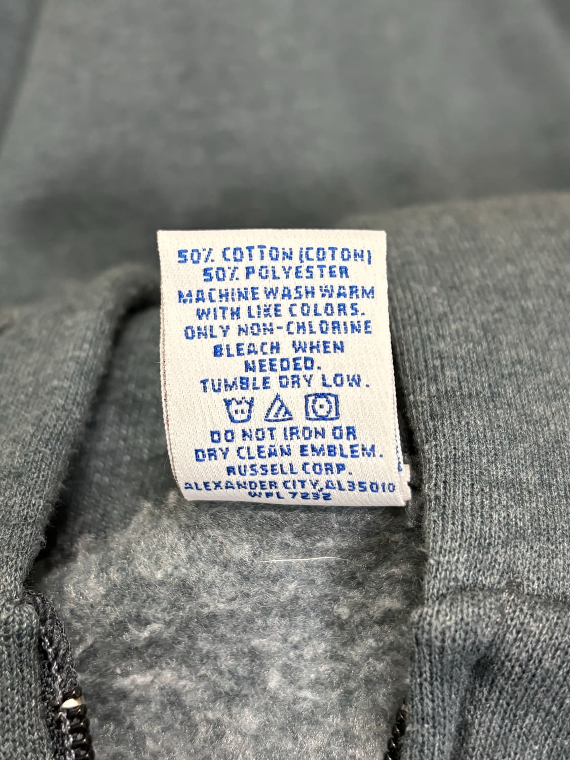 90s 러셀 후드집업 다크그레이 상품이미지6