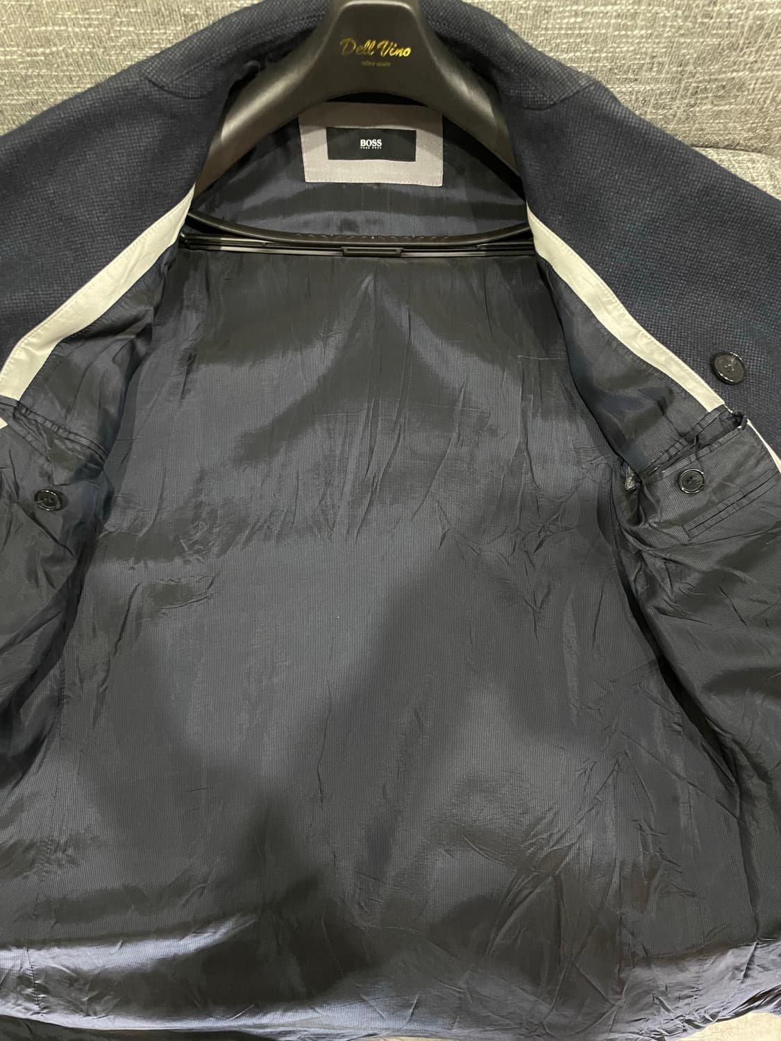 HUGO BOSS 남성 피코트 네이비 46 상품이미지3