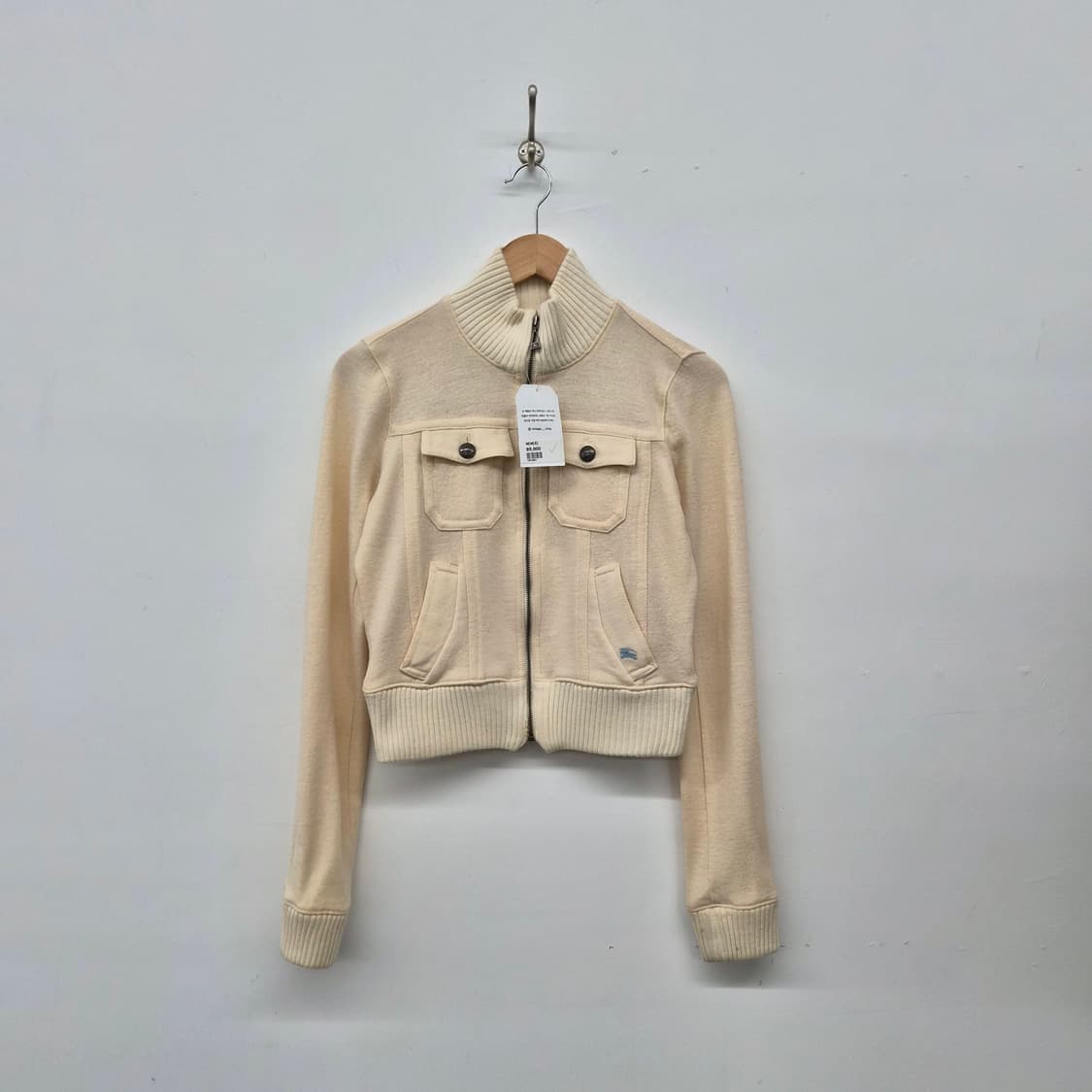 버버리 아이보리 집업 자켓 여성 XS 상품이미지1