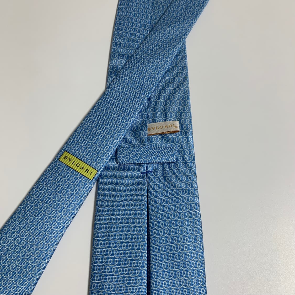 불가리(BVLGARI) 자카드 명품넥타이 100실크 혼주넥타이 A-A+ 상품이미지5
