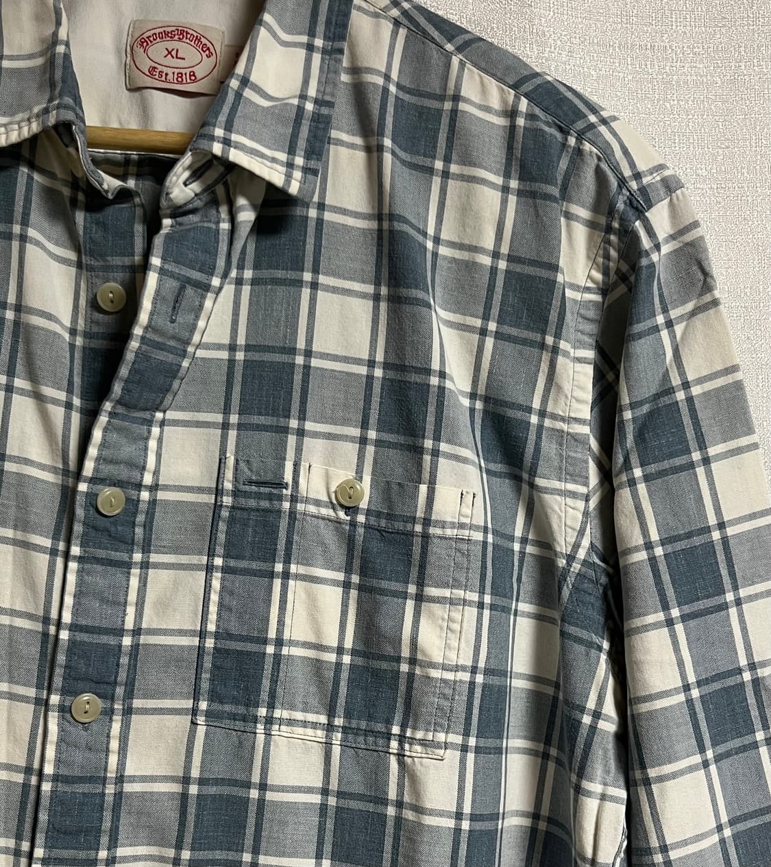 브룩스브라더스 체크 셔츠 남방 XL 상품이미지3