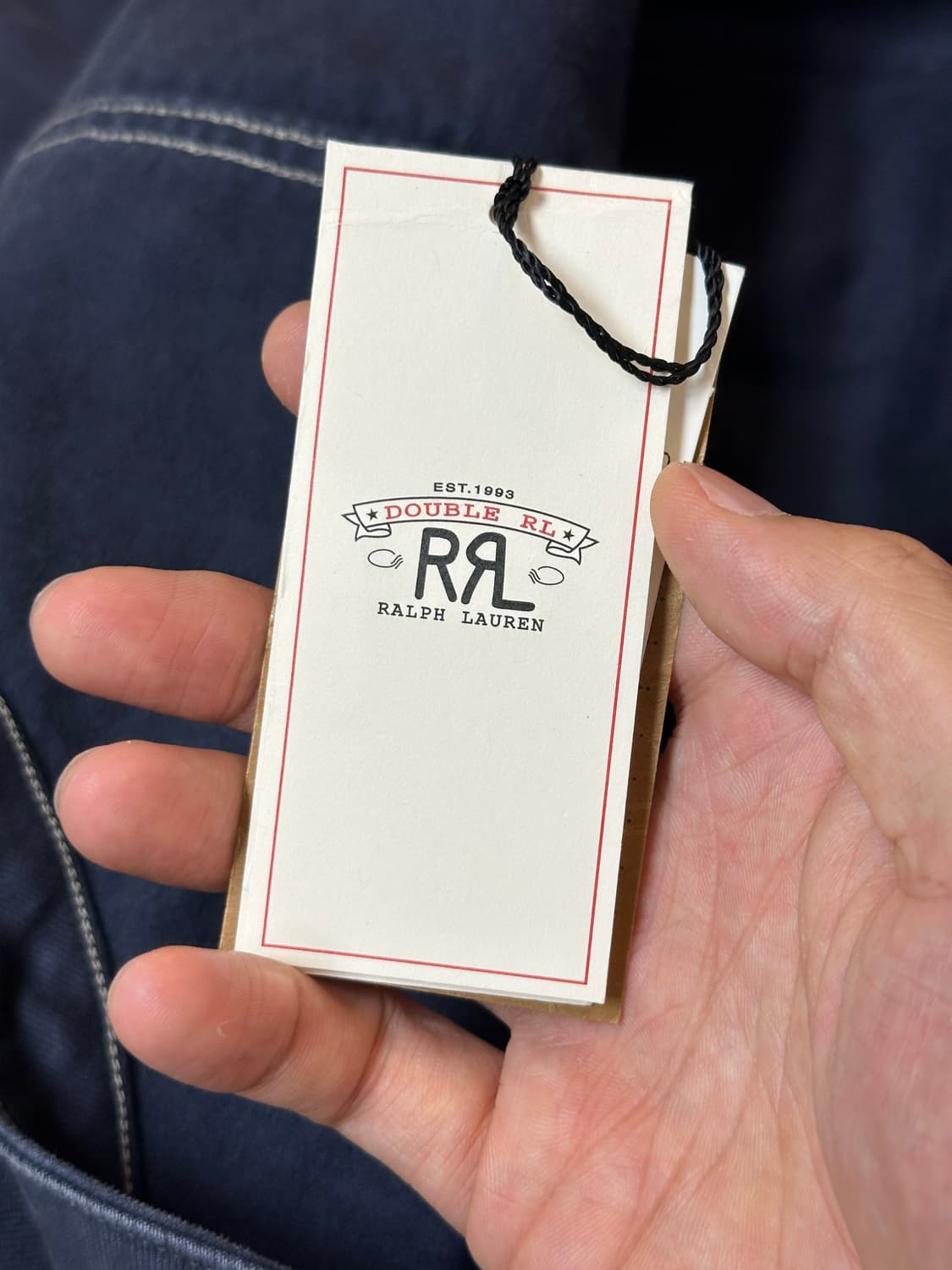 더블알엘 RRL 다크네이비 코튼 오버롤 XL 상품이미지9